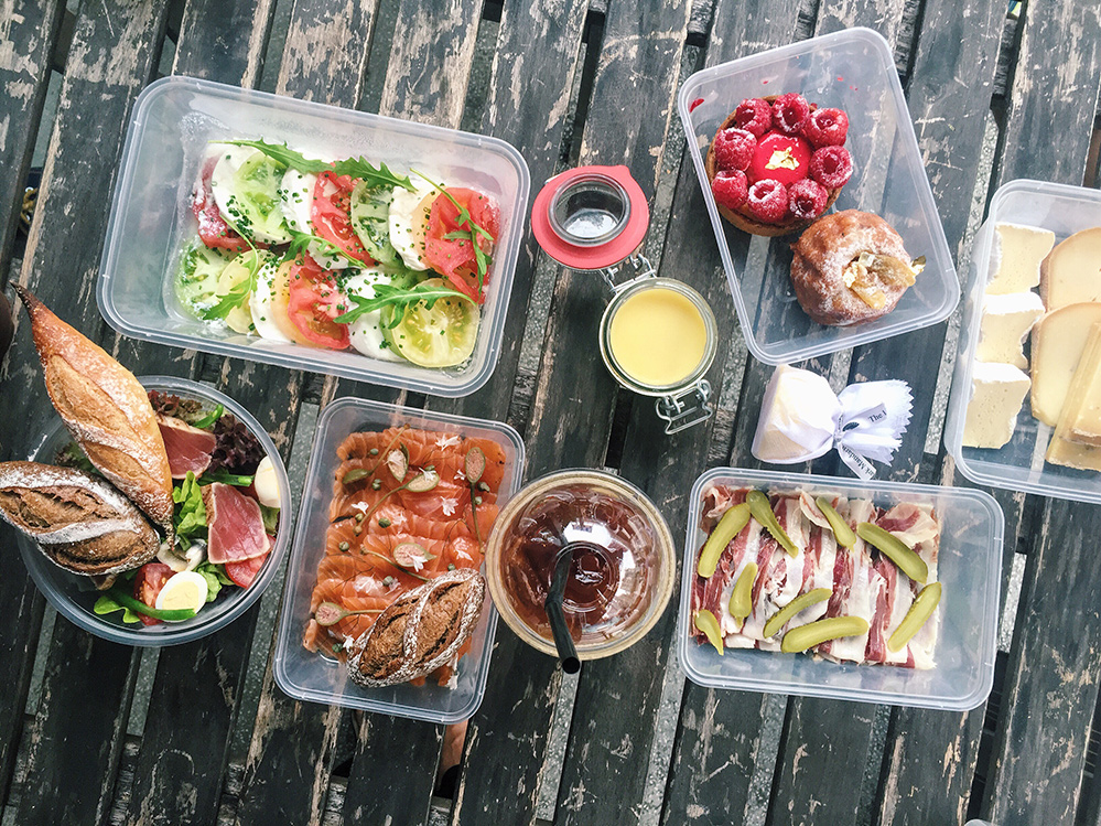Picnic hamper prepared by Amber